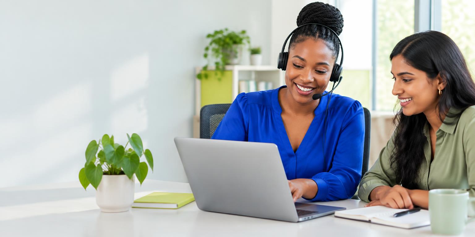 Illustrative South African customer care professionals